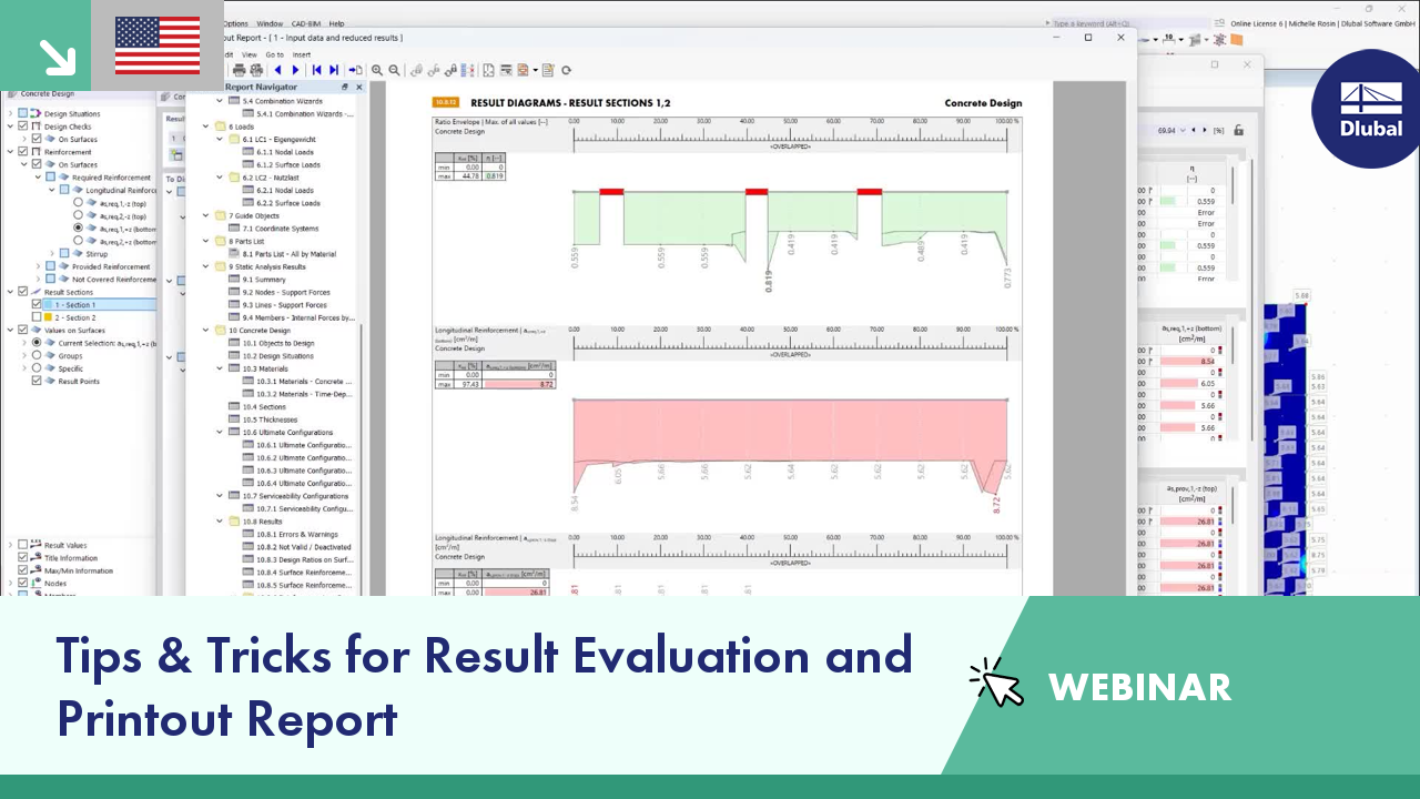 Webinar | RFEM Result Evaluation & Printout Tips