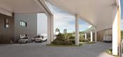 Bottom view of the traffic ramp in 3D rendering | © AEW - STONEHEDGE