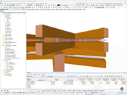 Detailed view of a complex roof structure by Bohllinger+Grohmann, showing technical precision and innovative engineering. ©