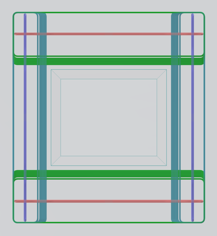 Bucket Foundations | Bucket reinforcement with individual stirrups for each side