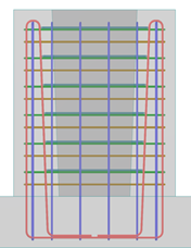 Bucket Foundations | Vertical Stirrups