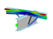 Model 005793 | Steel Connection Of Fly Brace
