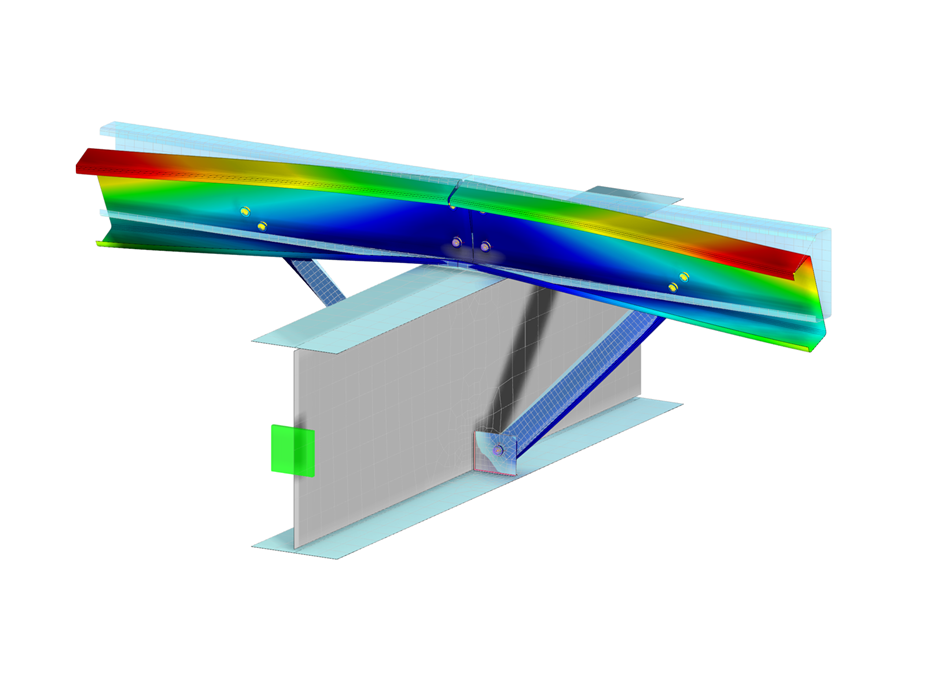 Model 005793 | Steel Connection Of Fly Brace