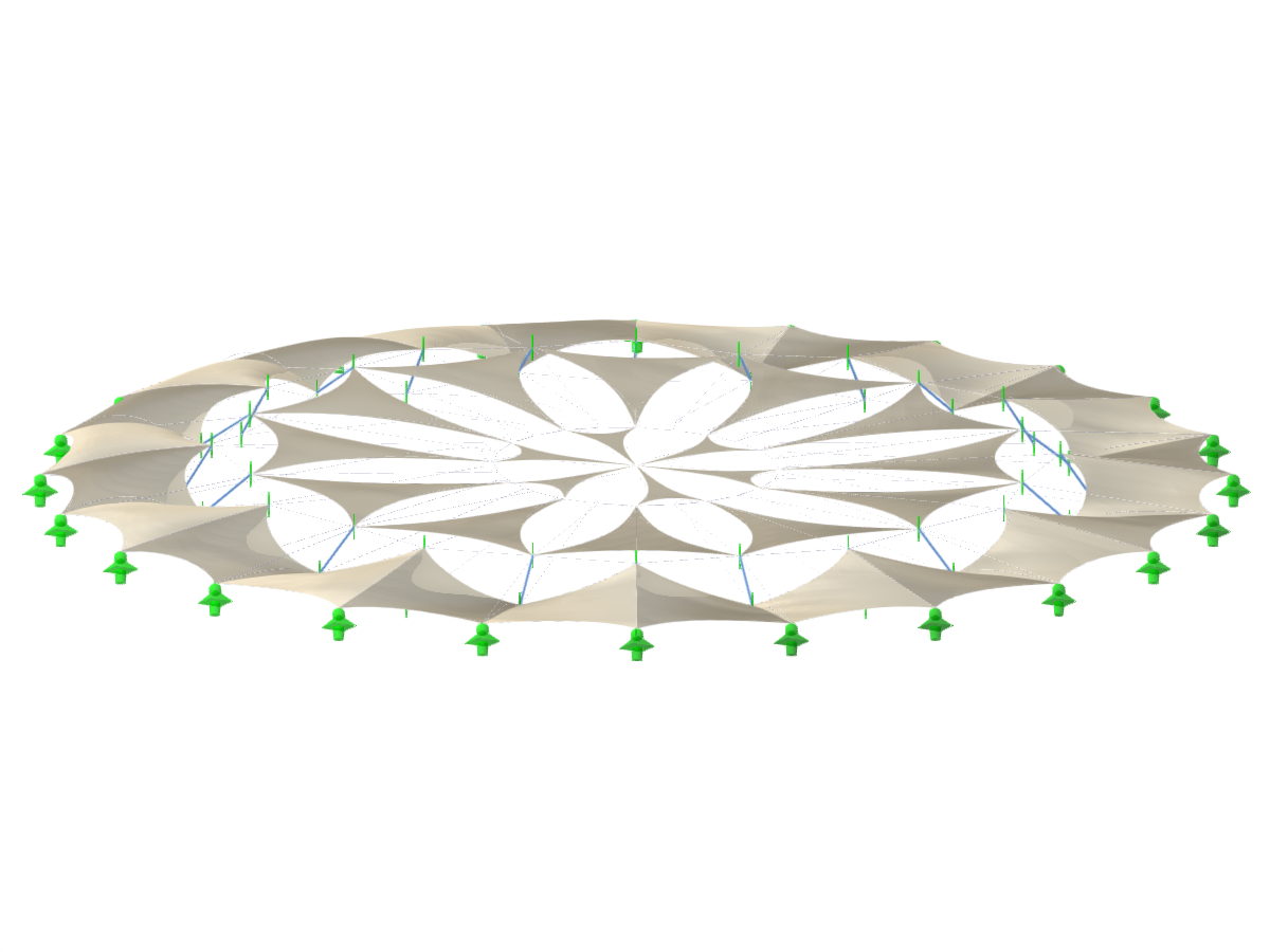 GT 000531 | Design and Analysis of Tensile Membrane Roof for Málaga Bullring