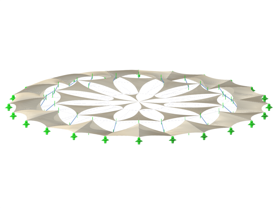 GT 000531 | Design and Analysis of Tensile Membrane Roof for Málaga Bullring