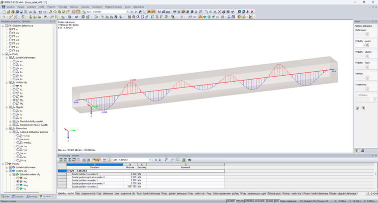 FAQ 005699 | I have a result beam in my model, but the bending moment is only linear. Given the load, I would expect a parabolic curve. This does not change even with …