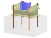 Model 005826 | Column Base with Anchor Crossbar