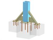 Model 005831 | Column Base with Two Braces