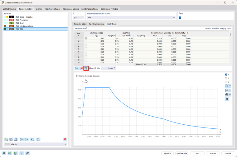 FAQ 005707 | I have a model of a concrete hall where I have calculated the spectral analysis. I have approximately 370 mode shapes for 90% of the mass. After saving, the model size …