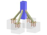 Model 005832 | Column Base with Four Braces