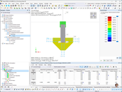 Diagram detailing required shear reinforcement for concrete beams, labeled A_v,req, showcasing load distribution.