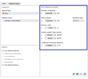 Section "Basic Material Properties"