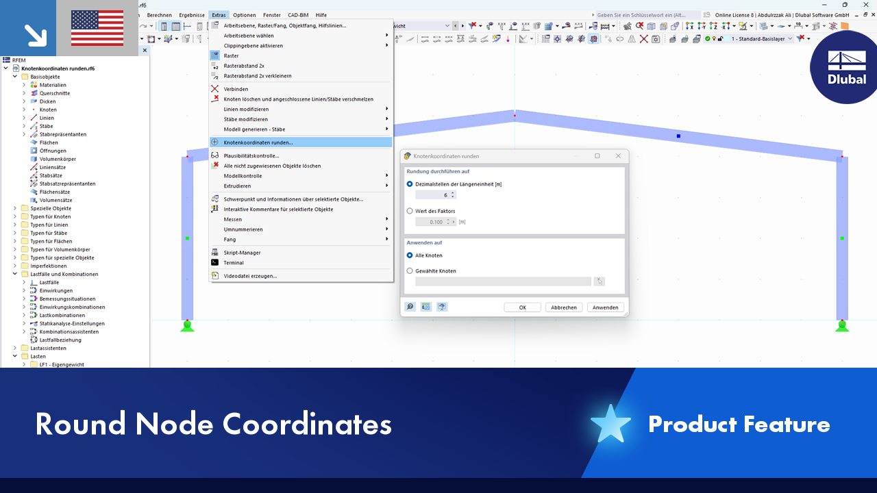Round Node Coordinates | Product Feature