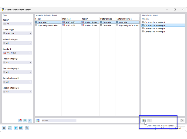 Adding Material to Library