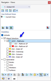 Visibilities with Group of Object Selections