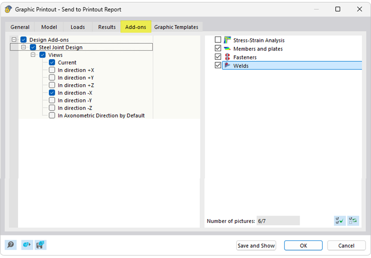 Specifying Views and Result Types for Multi-Print