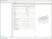 Automatically generated wind load parameters displayed using Wind Load Wizard tool in the program.