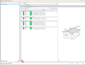 A detailed representation illustrating different load cases simulated for wind load generation.