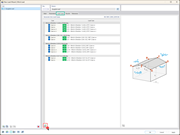 A detailed representation illustrating different load cases simulated for wind load generation.