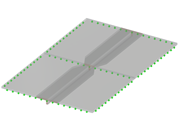 Model 005926 | Continuous Beam with Automatic Effective Width of Ribs