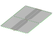 Model 005926 | Continuous Beam with Automatic Effective Width of Ribs