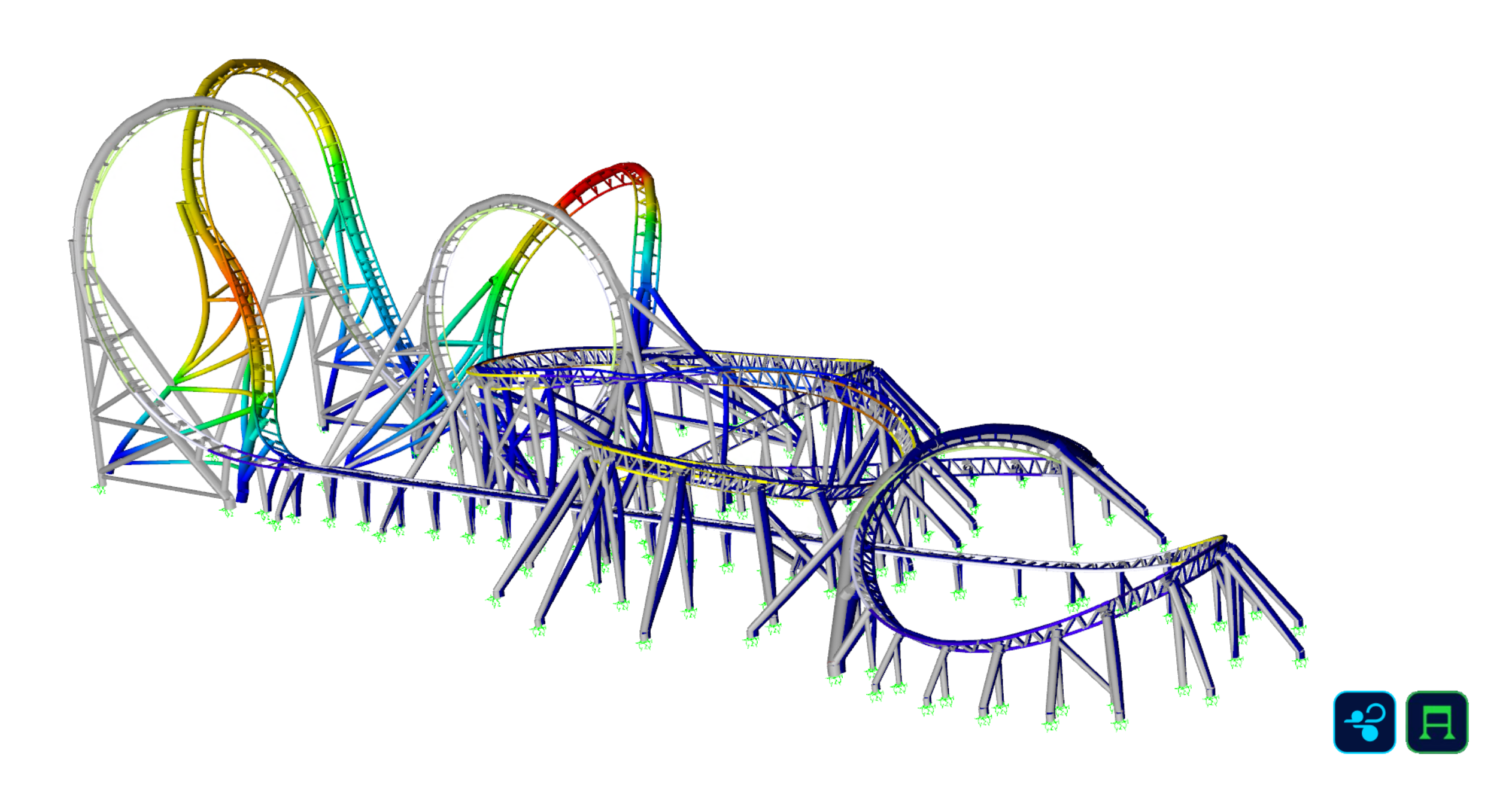 Wind-Structure Interaction in Roller Coaster Design