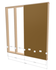 Geometry of timber panel walls in RFEM 6