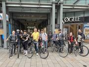 Team in Leipzig City Center in Front of Office