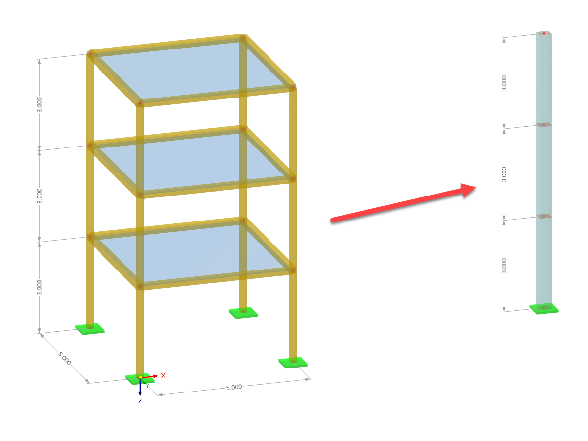 KB 001985 | Load calculation in Response Spectrum Analysis and simplified seismic analyses