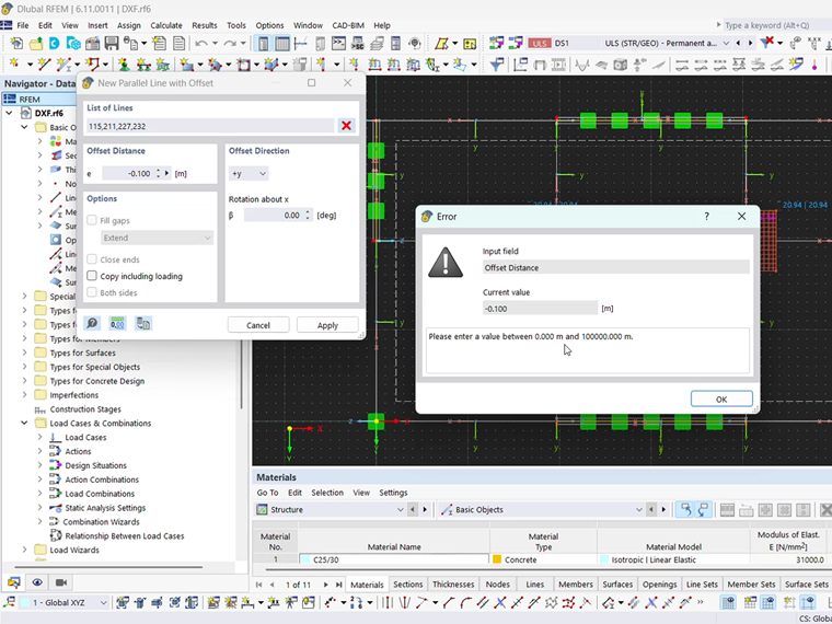 The updated feature allows negative values for parallel line generation, enhancing model flexibility.