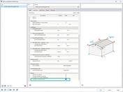 Display of the generation of a torsional moment around the building axis according to ASCE standard in the wind load wizard.