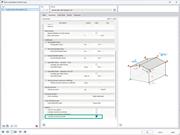 Display of the generation of a torsional moment around the building axis according to ASCE standard in the wind load wizard.