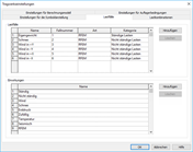 Structural Analysis Settings