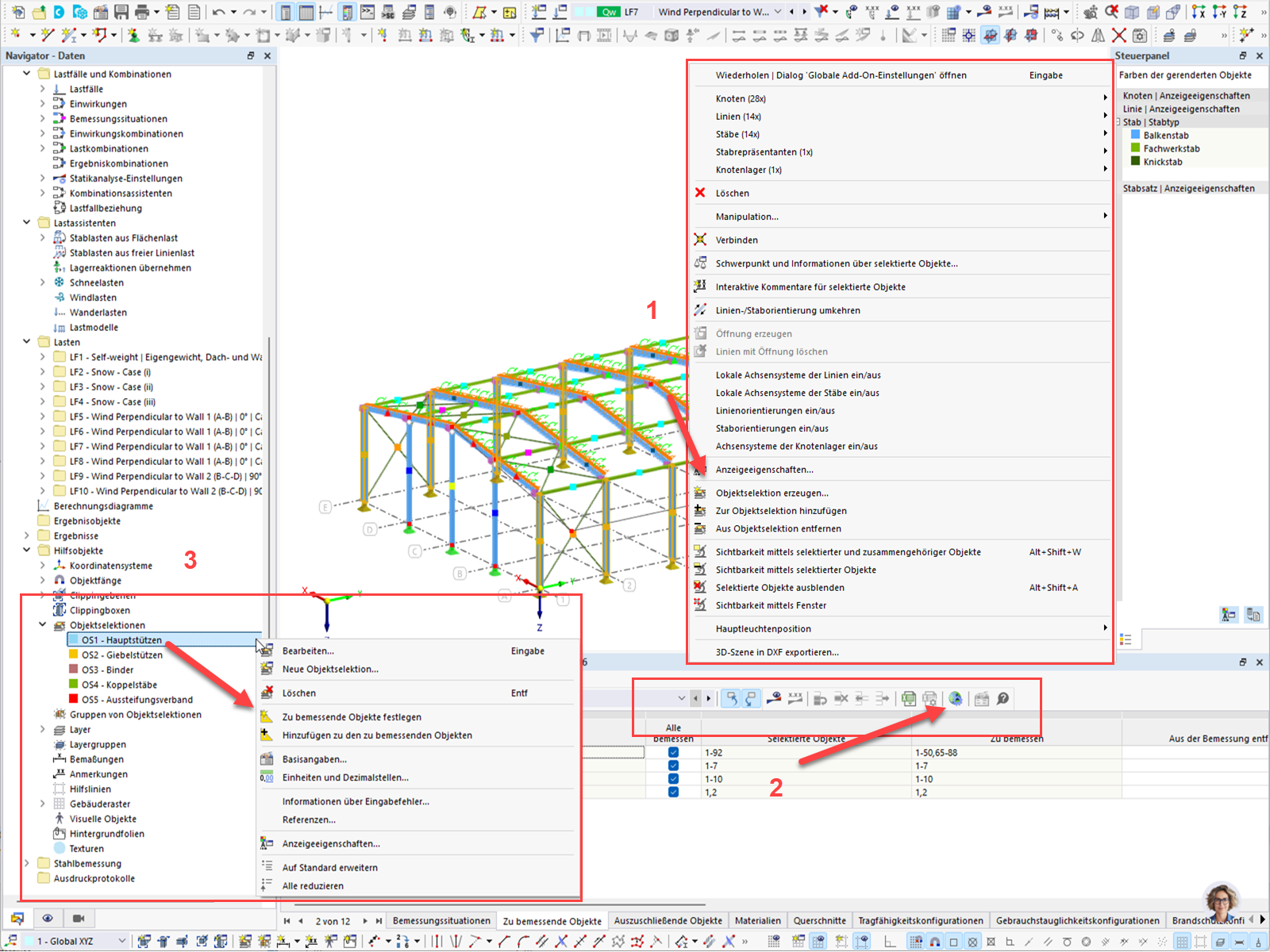 Design using object selections