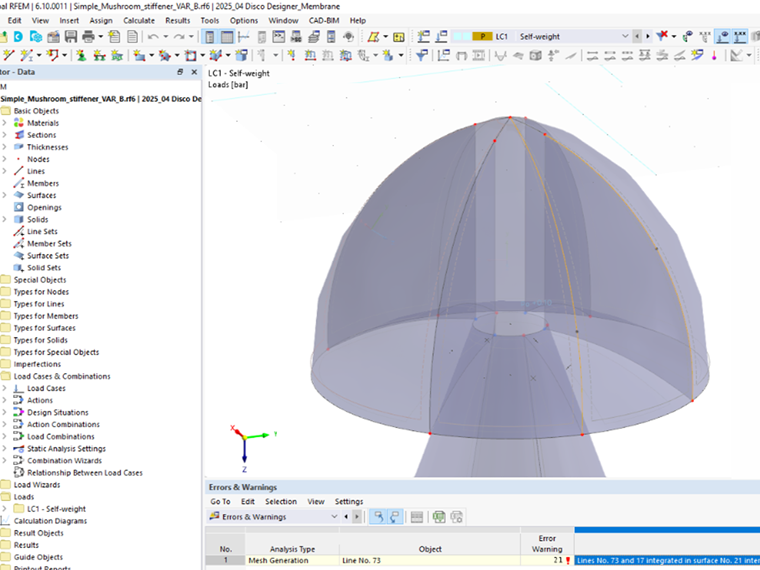 Enhanced meshing for gas volumes with updated plausibility checks improves calculation accuracy.