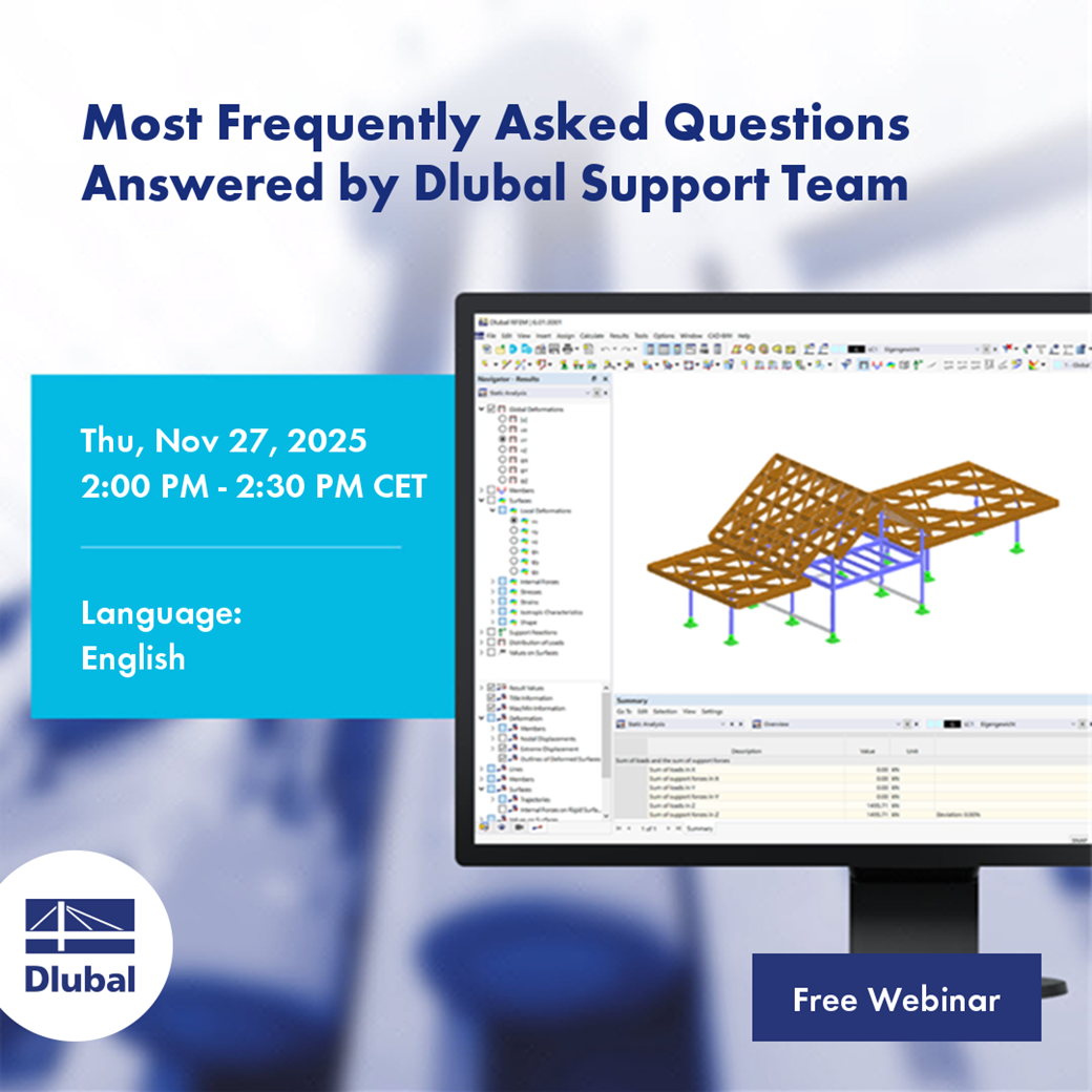 Most Frequently Asked Questions Answered by Dlubal Support Team