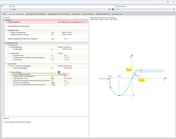 Deformation analysis using the anisotropic damage model with the “SLS Mean Values for Deflection” diagram.