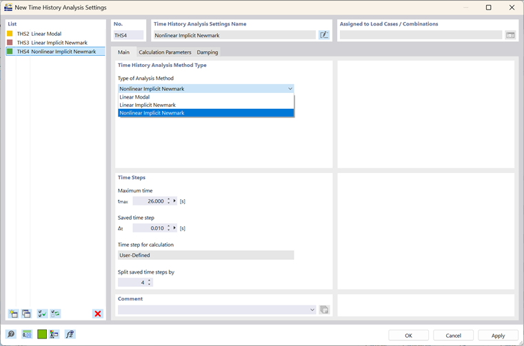 RFEM 6 program offers two linear and one nonlinear analysis methods for structural modeling and simulation.