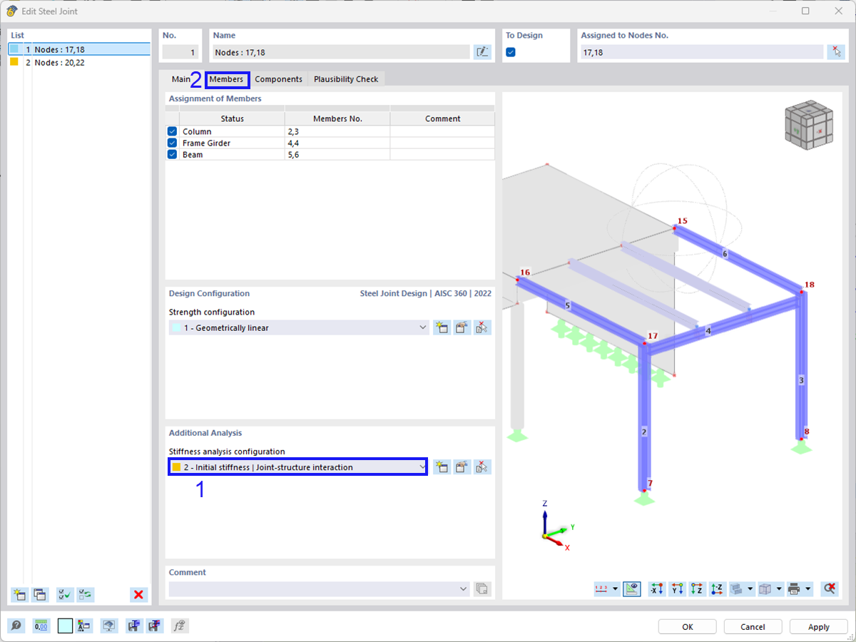 Joint-Structure Configuration