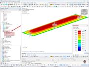 Pneumatic diaphragm model with marked result navigator and control panel for precise model adjustments.