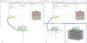 Visualization of the “Generate Soil Solid” option for the constrained modulus method within the Dlubal software.
