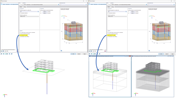 Visualization of the “Generate Soil Solid” option for the constrained modulus method within the Dlubal software.