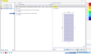 Graphical display of the FE mesh and the control of the mesh refinement within the cross-section dialog for nonlinear analyses.