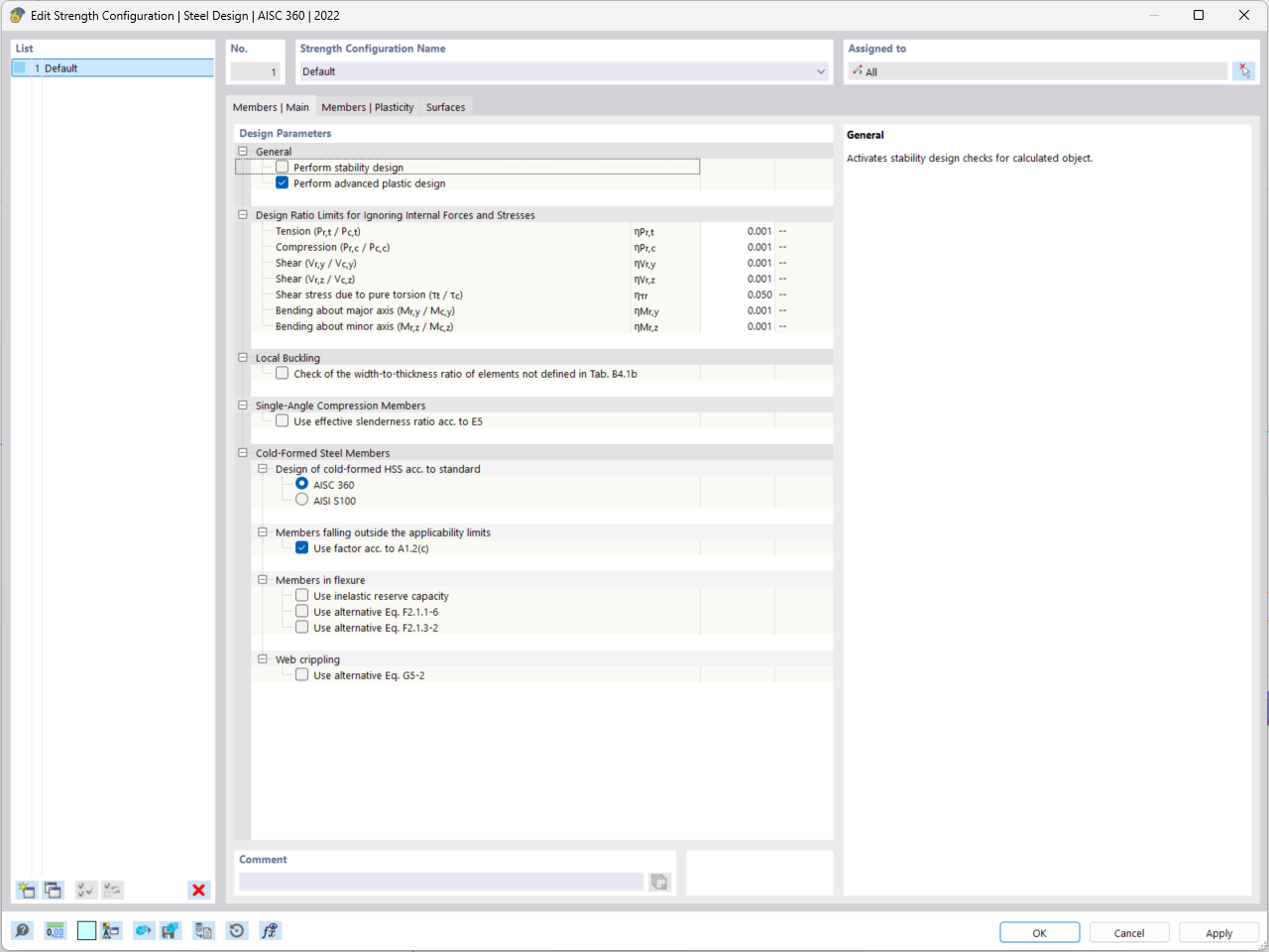 Advanced Plastic Design Checks in Ultimate Limit State Settings