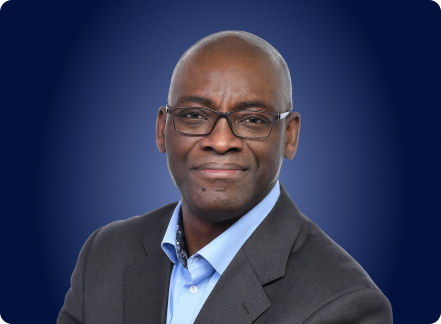 A portrait of Hippolyte Sagbo, highlighting his contributions as a customer of engineering software solutions.