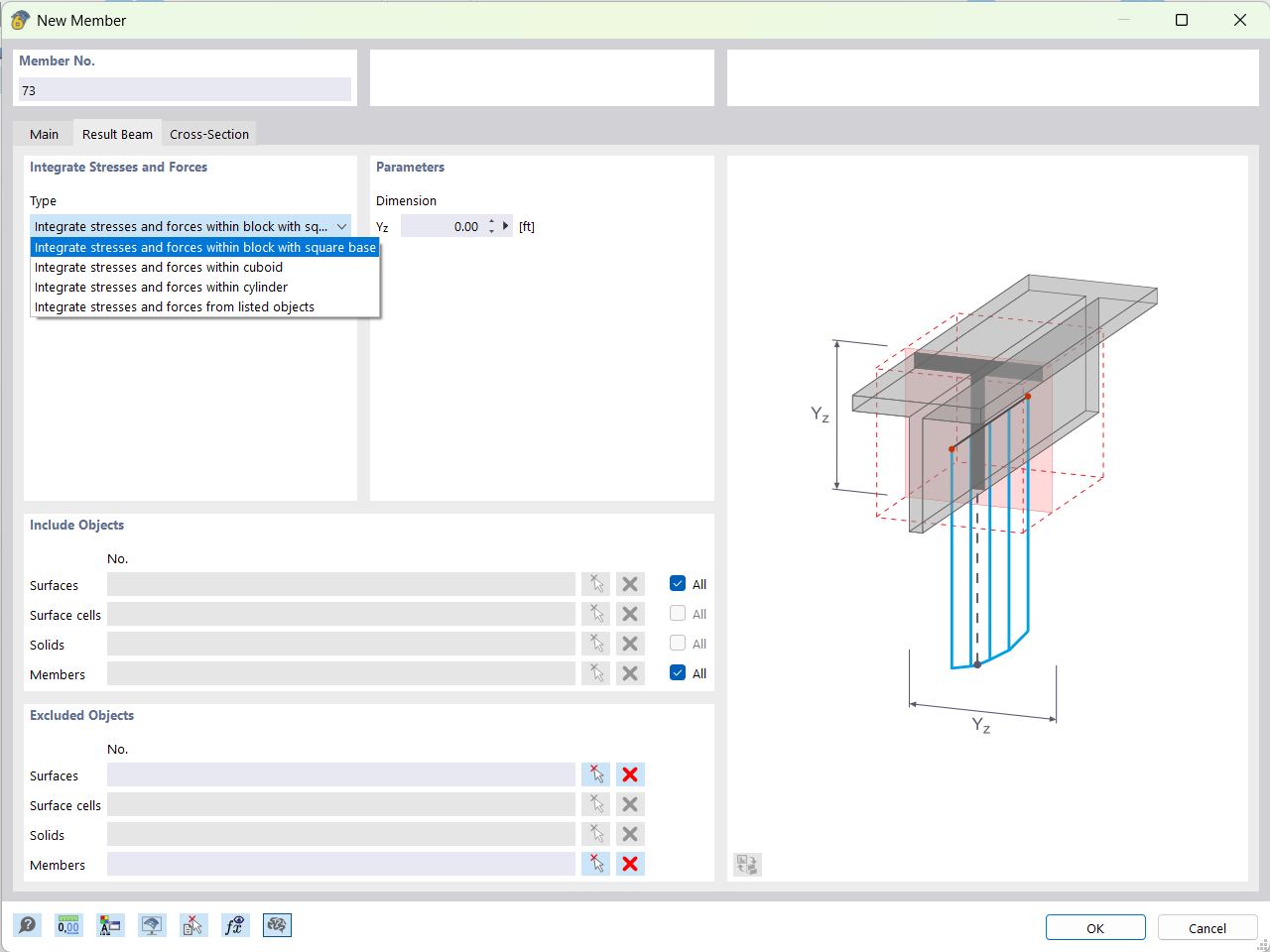KB 002029 | Using Result Beam in RFEM 6