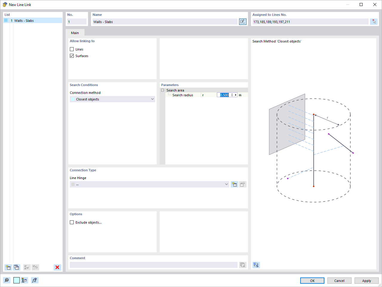 KB 001797 | Dialog Box of Line Releases