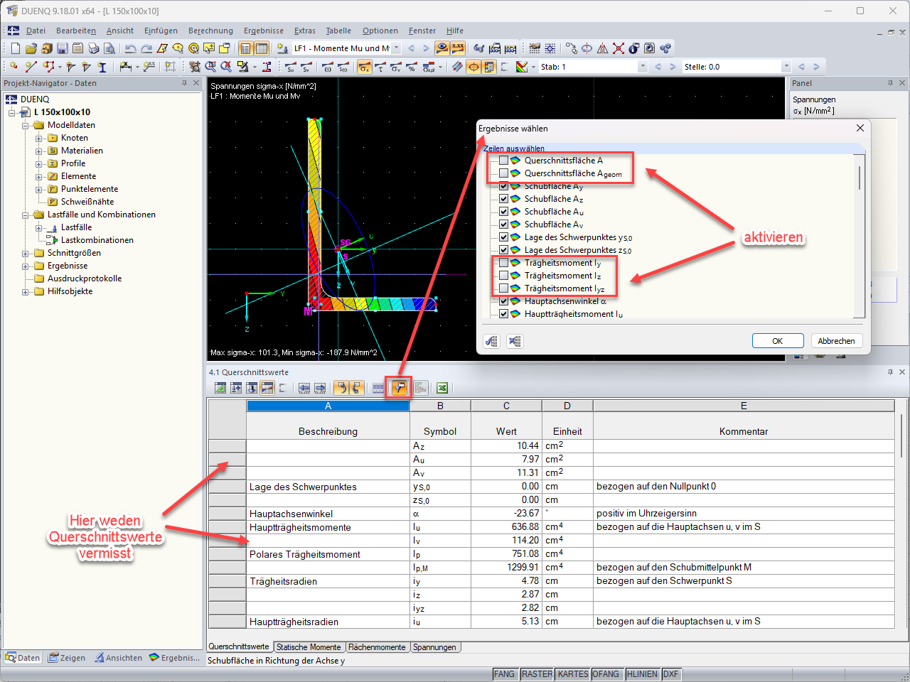 SHAPE-THIN settings for result filter