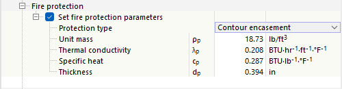 Specifying Fire Resistance Parameters