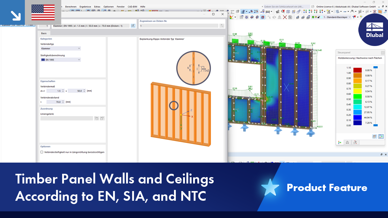 Timber Design of Beam Panels in RFEM 6